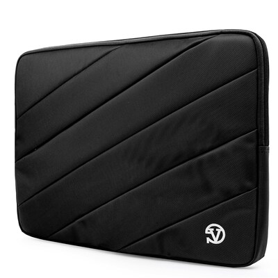 Vangoddy Laptop Sleeve, Black Canvas (NBKLEA111)
