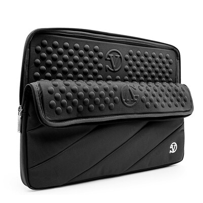 Vangoddy Laptop Sleeve, Black Canvas (NBKLEA111)