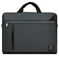 Vangoddy Adler Laptop Shoulder Bag 15.6" (Metallic Gray with Black Trim)