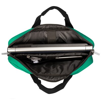 Vangoddy Adler Laptop Shoulder Bag 15.6" (Jade Green with Black Trim)
