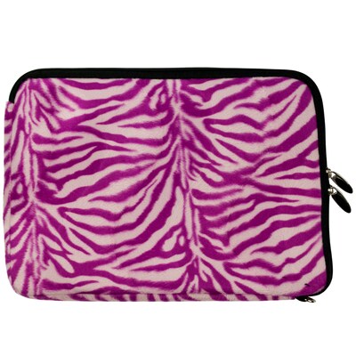 Vangoddy Laptop Protector Sleeve Fits up to 15 Laptop (Magenta Zebra Print)