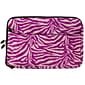 Vangoddy Laptop Protector Sleeve Fits up to 13" Laptop (Magenta Zebra Print)