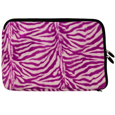 Vangoddy Laptop Protector Sleeve Fits up to 13" Laptop (Magenta Zebra Print)