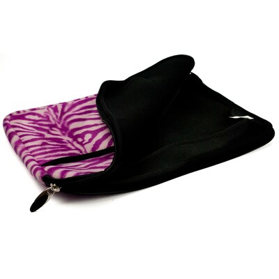 Vangoddy Laptop Protector Sleeve Fits up to 13" Laptop (Magenta Zebra Print)