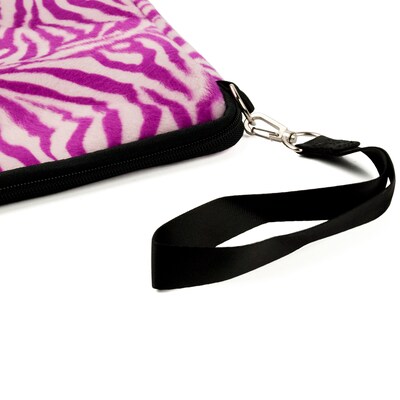 Vangoddy Laptop Protector Sleeve Fits up to 13" Laptop (Magenta Zebra Print)