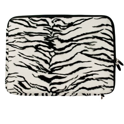 Vangoddy Laptop Protector Sleeve, Zebra Print, Black/White (NBKLEA213)