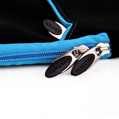 Vangoddy Neoprene Laptop Protector Sleeve Fits up to 15" Laptops (Black with Blue Trim)