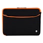 Vangoddy Neoprene Laptop Protector Sleeve Fits up to 15" Laptops (Black with Orange Trim)