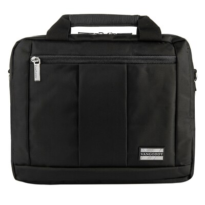 Vangoddy El Prado (Small) Laptop Messenger/Backpack (Black)