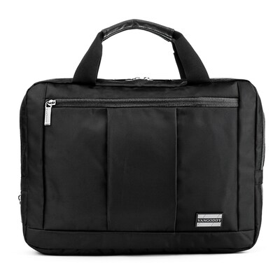 Vangoddy El Prado (Large) Laptop Messenger/Backpack (Black)