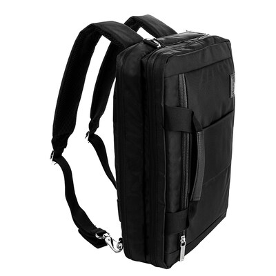 Vangoddy El Prado (Large) Laptop Messenger/Backpack (Black)
