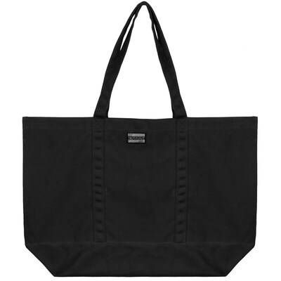 Vangoddy Isling Water Repellant Tote Bag w/ Removable Zippered Pouch (Black/Black)
