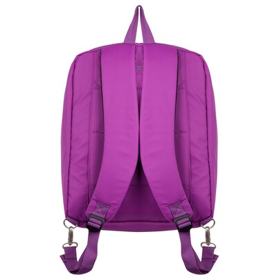 Vangoddy Bonni 2 in 1, 15.6" Laptop Protector Shoulder Bag Backpack (Purple)