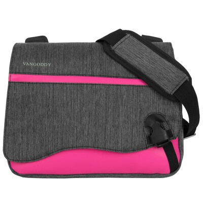 Vangoddy Wave Messenger Laptop Bag 10.2 (Magenta)