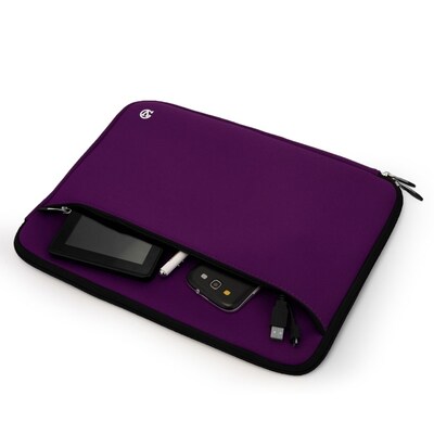 Vangoddy Protective Neoprene Laptop Carrying Sleeve Fits up to 14" Laptops (Purple)