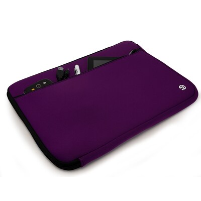 Vangoddy Protective Neoprene Laptop Carrying Sleeve Fits up to 14" Laptops (Purple)