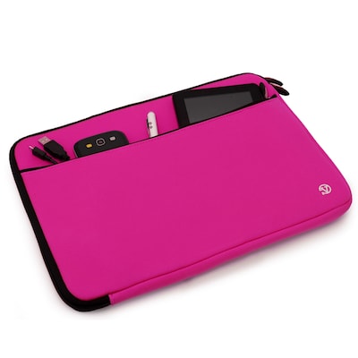 Vangoddy Protective Neoprene Laptop Carrying Sleeve Fits up to 14" Laptops (Magenta)