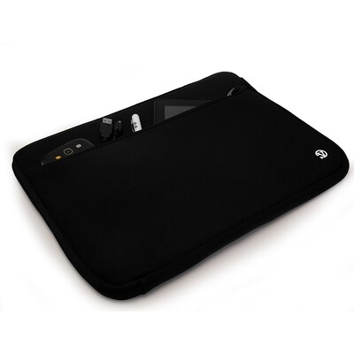 Vangoddy Protective Neoprene Laptop Carrying Sleeve Fits up to 14" Laptops (Black)