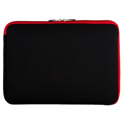 Vangoddy Neoprene Laptop Carrying Sleeve Fits up to 14" Laptops (Black with Red Trim)