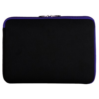Vangoddy Neoprene Laptop Carrying Sleeve Fits up to 14 Laptops (Black with Blue Trim)