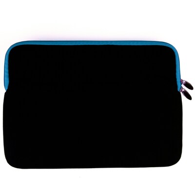 Vangoddy Neoprene Laptop Carrying Sleeve Fits up to 13" Laptops (Black with Blue Trim)