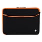 Vangoddy Neoprene Laptop Carrying Sleeve Fits up to 13" Laptops (Black with Orange Trim)