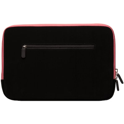 SumacLife Microsuede 10 Carrying Sleeve (Black with Pink Edge)