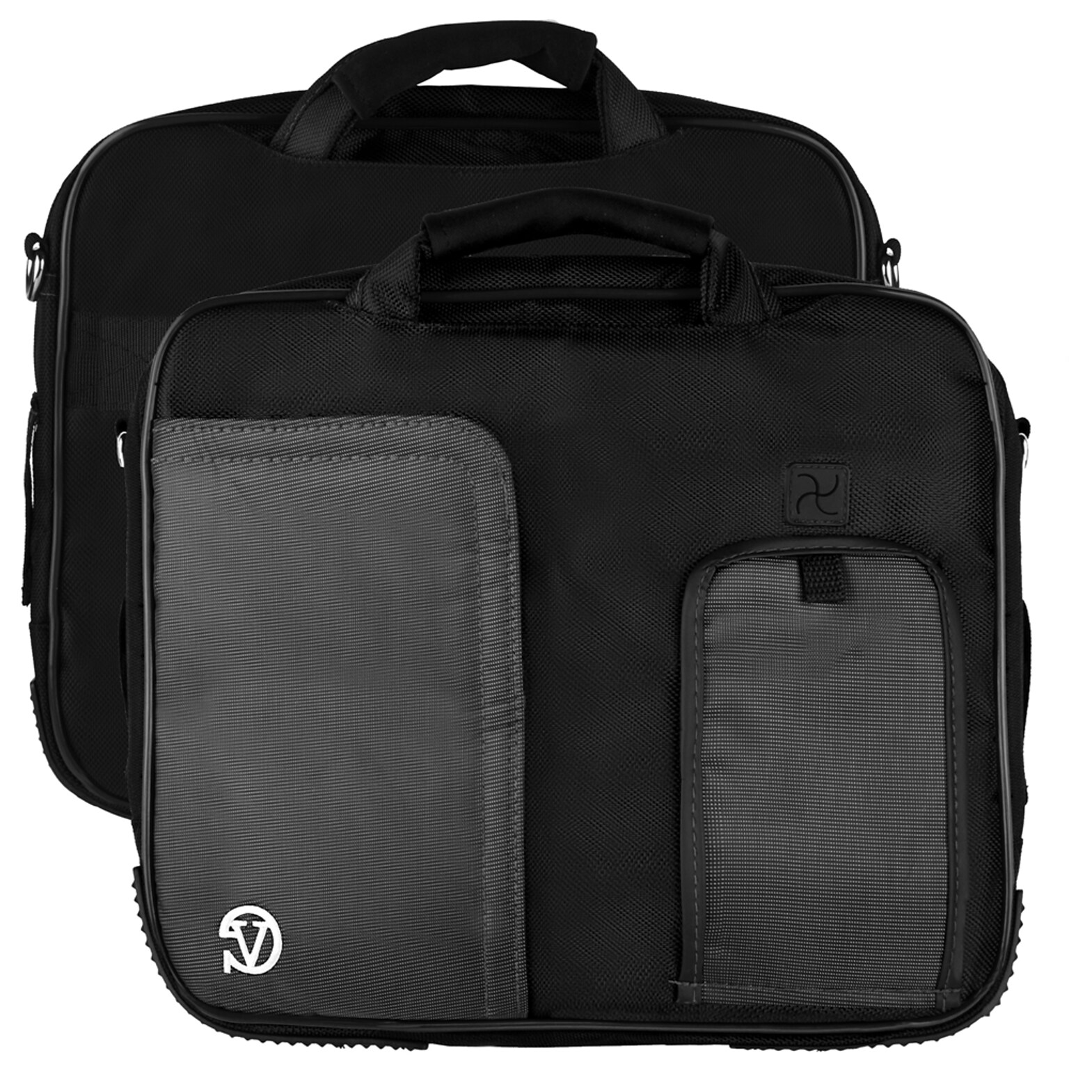 Vangoddy Pindar Laptop Sleeve Messenger Shoulder Bag, Black (NBKLEA702)