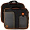 Vangoddy Pindar Laptop Sleeve Messenger Shoulder Bag - Small (Black and Orange)
