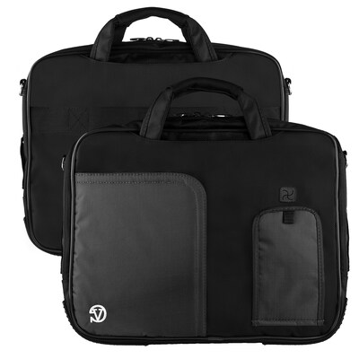 Vangoddy Pindar Laptop Sleeve Messenger Shoulder Bag Fits up to 13" Laptops - Medium (Black)