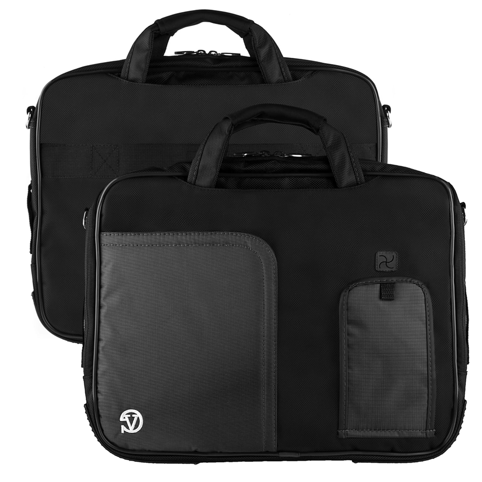 Vangoddy Pindar Laptop Sleeve Messenger Shoulder Bag Fits up to 13 Laptops - Medium (Black)