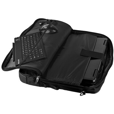 Vangoddy Pindar Laptop Sleeve Messenger Shoulder Bag Fits up to 15 Laptops - Large (Black)