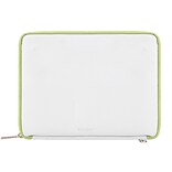 Vangoddy Irista Sleek Tablet Protector Sleeve, White/Green (RDYLEA295)