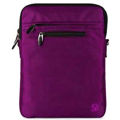Vangoddy Hydei 10 Protector Case with Shoulder Strap (White/Purple)
