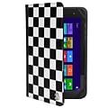 Vangoddy Mary 2.0, 7 - 8 Universal Wallet Tablet Portfolio Case (Black/White Checker)