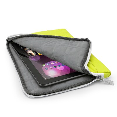 Vangoddy Soft Pillow Case Tablet Sleeve (Lemon Lime White)