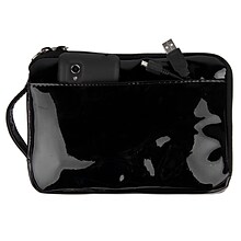 Vangoddy Hydei 7 Protector Case with Shoulder Strap with Handle (Black Patent Leather)