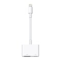 Apple® MD826AM/A HDMI to Lightning Female/Male Digital Audio/Video Adapter, White