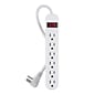 Belkin  5' 6-Outlet Power Strip, White (F9P609-05R-DP)