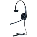 Jabra BIZ 1500 Mono Noise Canceling Headset, Over-the-Head, Black  (1513-0157)