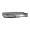 LevelOne® GEU-1621 16-Port Wall Mountable Unmanaged Gigabit Ethernet Switch