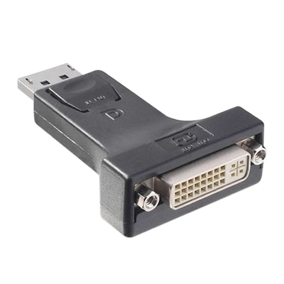 Plugable® Display Port to DVI Male/Female Video Adapter, Black