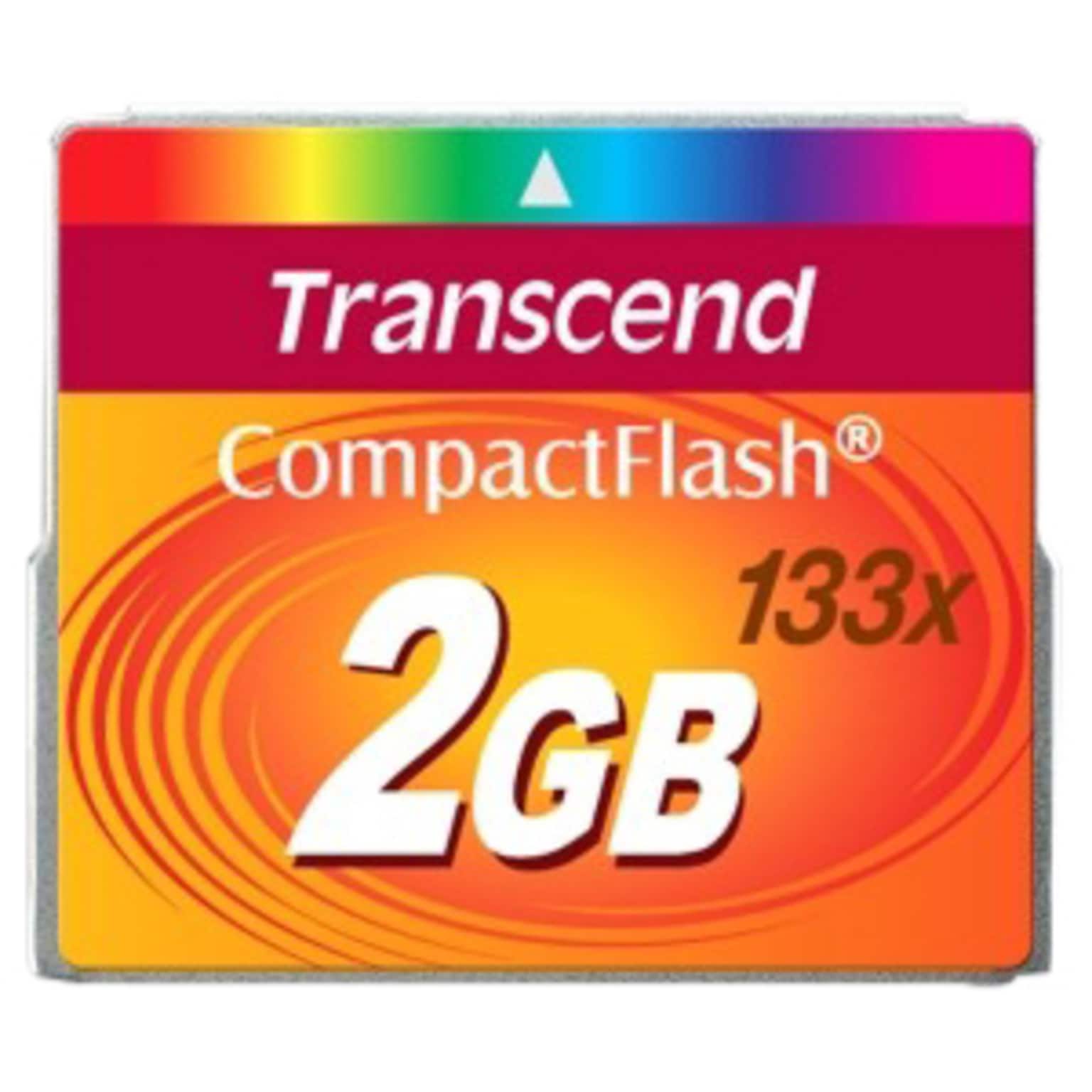 Transcend TS2GCF100I Ultra Speed Industrial CompactFlash Memory Card, 2GB