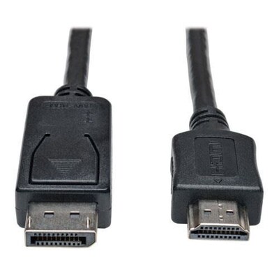 Tripp Lite P582-003 3 DisplayPort to HDMI Male/Male Audio/Video Cable, Black