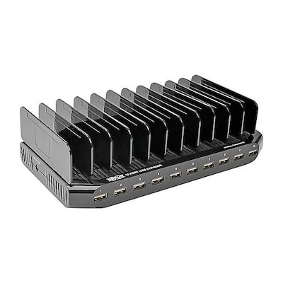 Tripp Lite 10 Port USB Charger 5V 2.4A Per Port Tablet iPhone iPad Laptops (U280-010-ST)