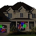 Starscapes Lights LED Spot Projection, Multicolored Holiday Shapes and Images