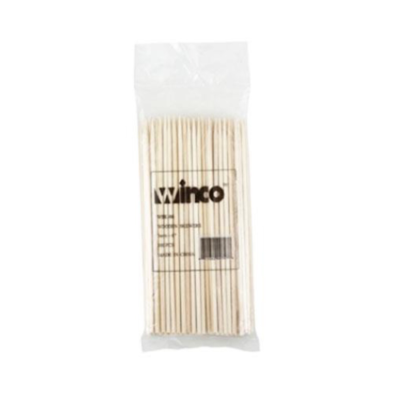 Winco 6 Bamboo Skewer, 100/Carton (WSK-06)