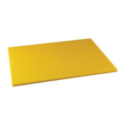 Winco 15 W x 20 D Cutting Board, Yellow