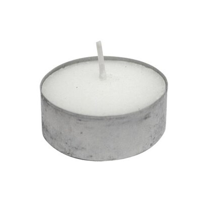 Hollowick 5 Hour White Tealights, 125/Carton (TL5W-500)