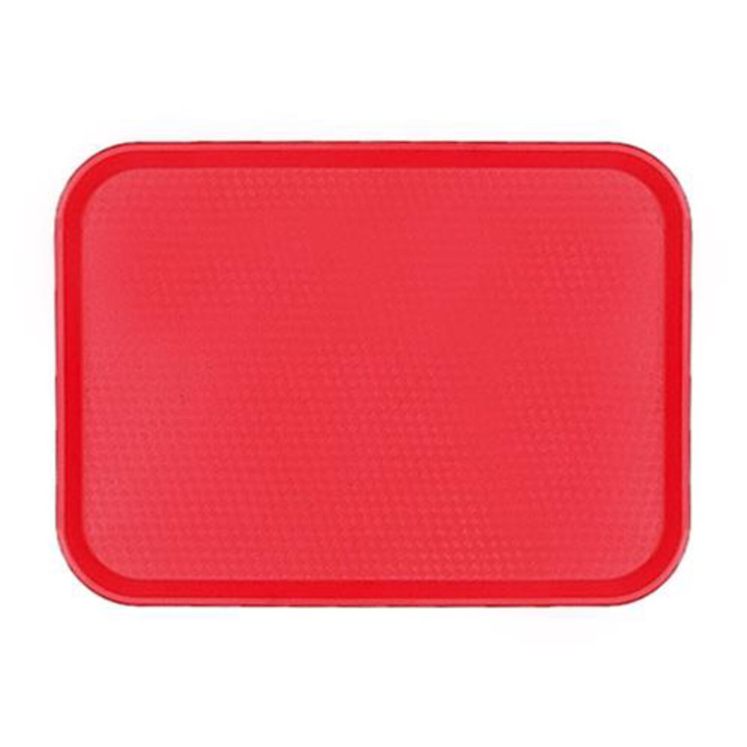 Cambro 10 X 14 Red Fast Food Tray, 13 9/16 L x 10 7/16 W, Red (75287)